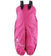CeLaVi Rain Pants w. Suspenders - PU - Pink CeLaVi Rain Pants w. Suspenders - PU - Pink