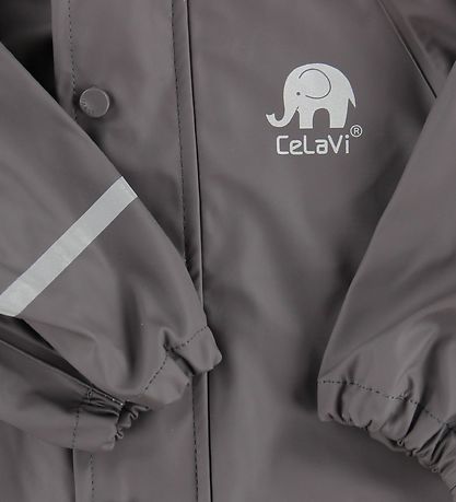 CeLaVi Regndragt - PU - Grå