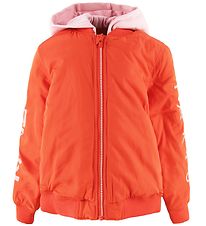 Kenzo Dynejakke - Floralia - Orange/Rosa Kenzo Dynejakke - Floralia - Orange/Rosa