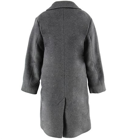 Designers Remix Frakke - Uld - Hardy - Mørk Gråmeleret