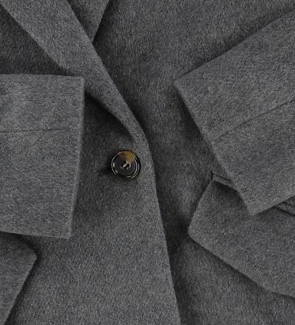 Designers Remix Frakke - Uld - Hardy - Mørk Gråmeleret