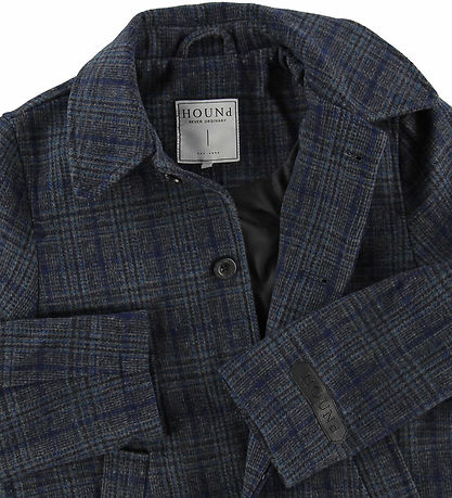 Hound Vinterfrakke - Ternet Grå/Blå