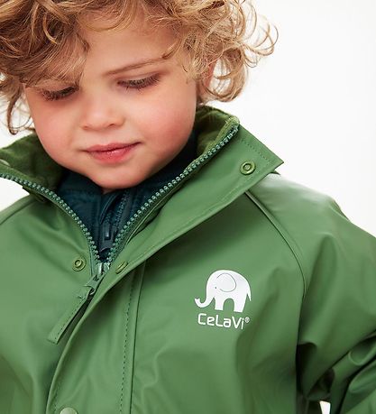 CeLaVi Regntøj m. Seler - PU - Elm Green CeLaVi Regntøj m. Seler - PU - Elm Green