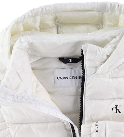 Calvin Klein Daunenjacke - Light Down Jacket - White Calvin Klein Daunenjacke - Light Down Jacket - White