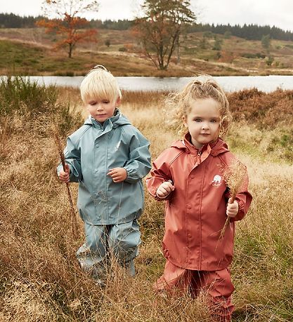 CeLaVi Regntøj m. Seler - PU - Smoke Blue