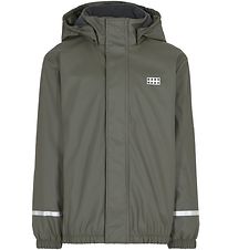 LEGO® Wear Regnjakke m. Fleece - LWJipe - Grøn