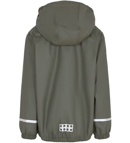 LEGO® Wear Regnjakke m. Fleece - LWJipe - Grøn