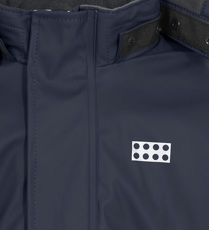 LEGO® Wear Rain Jacket w. Fleece - LWJunin - Navy