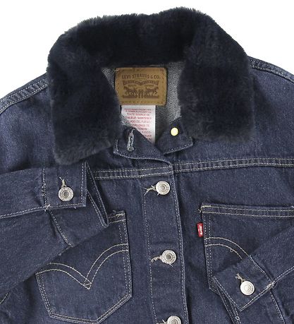 Levis Denimjakke - Thames m. Imiteret Pels Levis Denimjakke - Thames m. Imiteret Pels