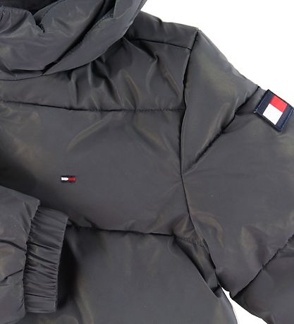 Tommy Hilfiger Dynejakke - Icons Unicorn Reflective Puffer - Twi