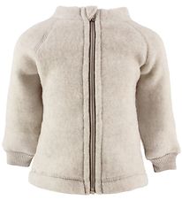 Mikk-Line Cardigan - Uld - Melange Offwhite