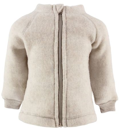 Mikk-Line Cardigan - Uld - Melange Offwhite