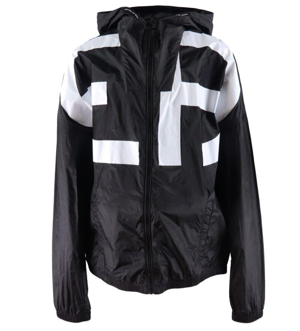 Veste Emporio Armani - Noir av Logo - Emporio Armani - 8 ans 128 - Veste de Mi-Saison 84 €