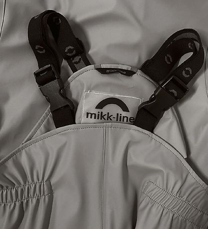 Mikk-Line Regntøj m. Seler - PU - Moon Mist