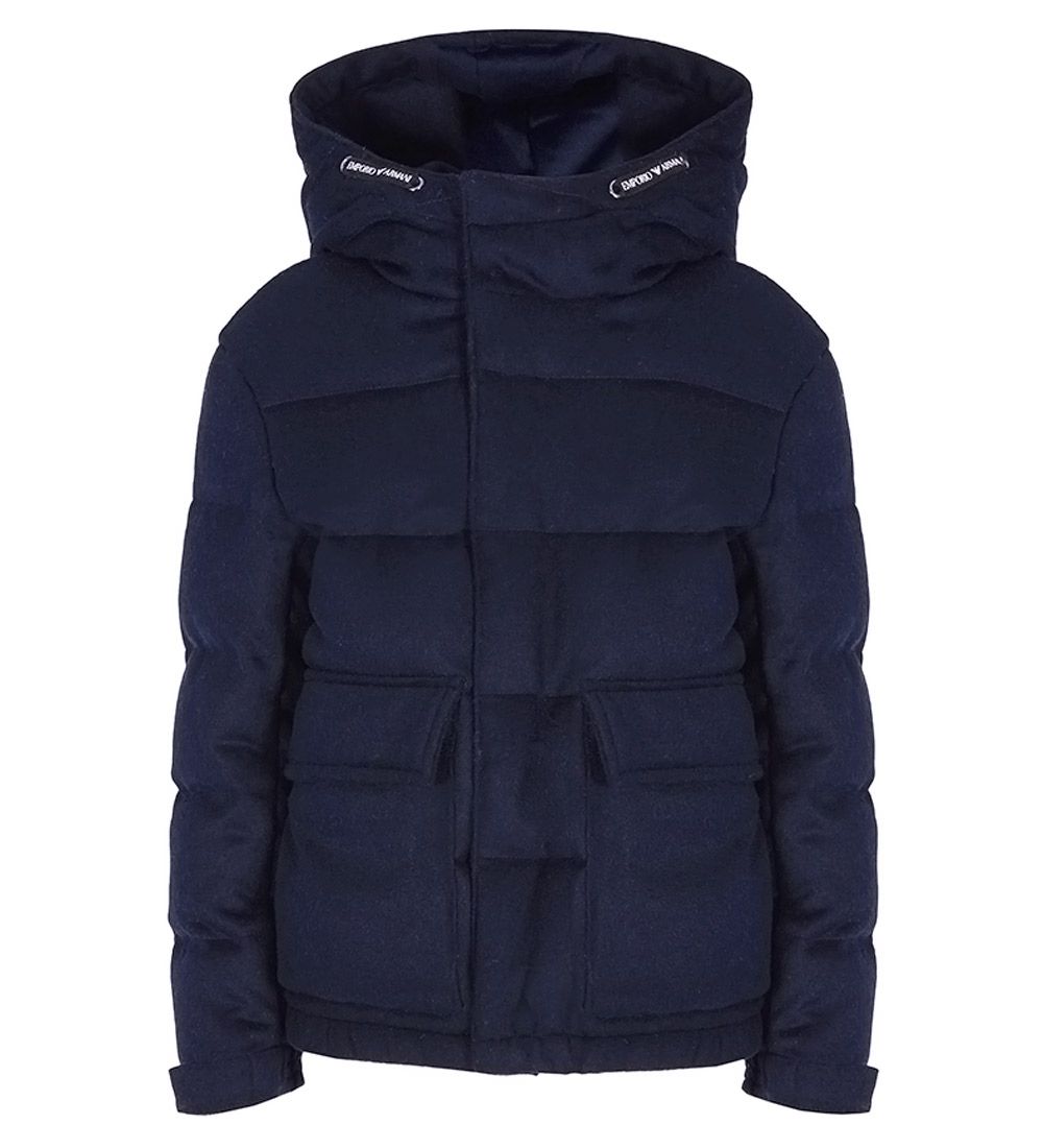 Emporio Armani Daunenjacke m. Wolle - Navy - Emporio Armani - 6 Jahre (116) - Daunenjacken