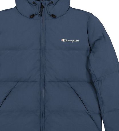 Champion Fashion Dynejakke - Blå m. Logo Champion Fashion Dynejakke - Blå m. Logo