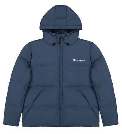 Champion Fashion Dynejakke - Blå m. Logo Champion Fashion Dynejakke - Blå m. Logo
