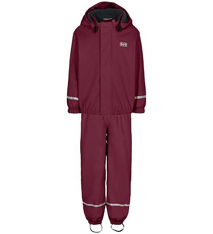 LEGO® Wear Regntøj m. Fleece - PU - LWJori - Bordeaux
