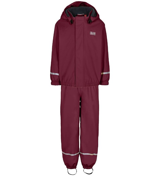 LEGO® Wear Regntøj m. Fleece - PU - LWJori - Bordeaux