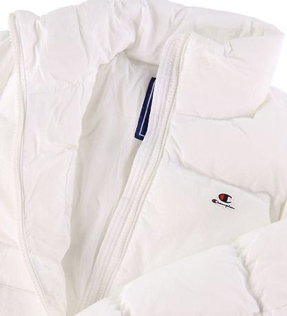 Champion Fashion Dynejakke - Hvid m. Logo Champion Fashion Dynejakke - Hvid m. Logo