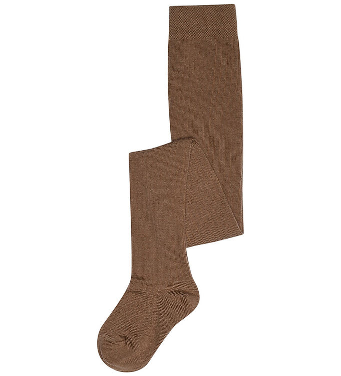 MP Strømpebukser - Uld - Lenox - Brown Sienna
