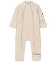 Mikk-Line Køredragt - Uld - Melange Offwhite
