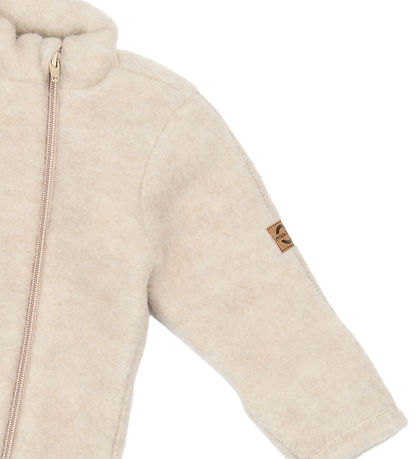 Mikk-Line Køredragt - Uld - Melange Offwhite