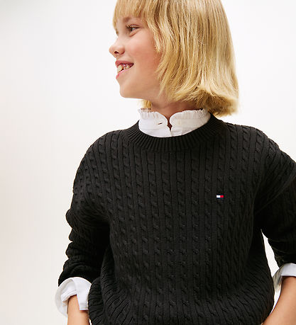 Tommy Hilfiger Bluse - Strik - Black