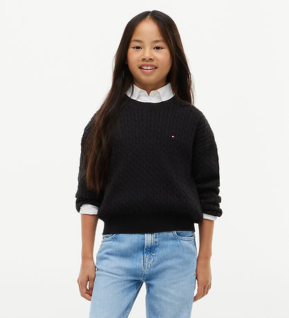 Tommy Hilfiger Bluse - Strik - Black