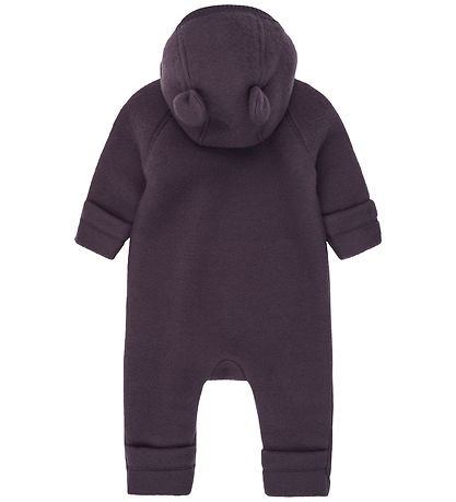 Mikk-Line Køredragt m. Hætte - Uld - Plum Perfect