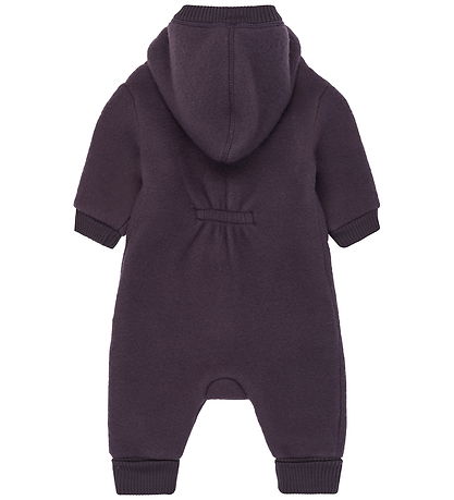 Mikk-Line Køredragt m. Hætte - Uld - Plum Perfect