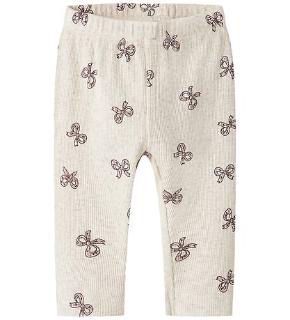 Name It Leggings - Rib - NbfRulies - Peyote Melange