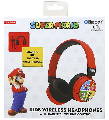 OTL Høretelefoner - On-ear - 85/95db - Bluetooth/Kabel - Super M