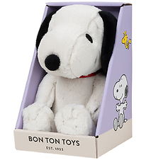 Bon Ton Toys Bamse i Gaveæske - Snoopy - Cream - 17cm
