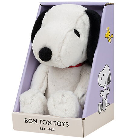 Bon Ton Toys Bamse i Gaveæske - Snoopy - Cream - 17cm