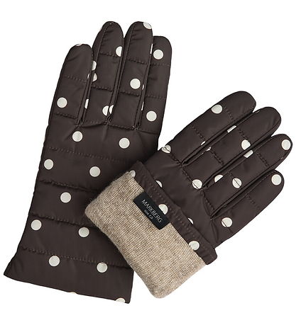 Markberg Handsker - AlberteMGB - Polka Dot/Brun