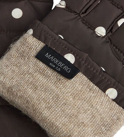 Markberg Handsker - AlberteMGB - Polka Dot/Brun