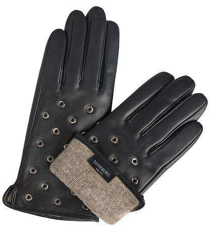 Markberg Handsker - Uld - Fåreskin - LyreMBG - Sort