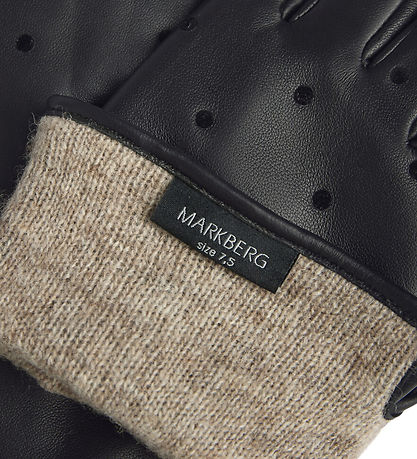 Markberg Handsker - Fåreskind - CaroMBG - Sort