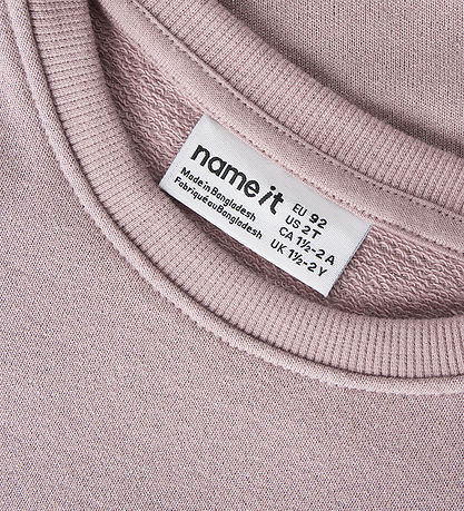 Name It Sweatshirt - NmfRomina - Woodrose