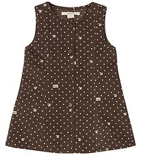 Konges Sløjd Fløjlskjole - Cara - Cherry Dot Chocolate