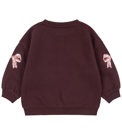 Konges Sløjd Sweatshirt - Lou - Decadent Chocolate m. Pailletter