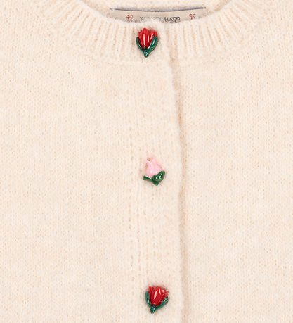 Konges Sløjd Cardigan - Strik - Fleuri - ButterCream