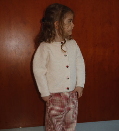 Konges Sløjd Cardigan - Strik - Fleuri - ButterCream
