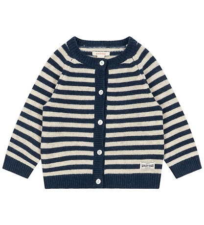 Konges Sløjd Cardigan - Uld/Polyamid - Billi - Blue Stripe