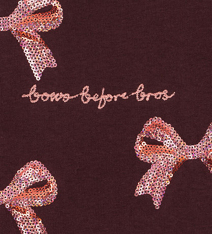 Konges Sløjd Sweatkjole - Lou - Decadent Chocolate m. Pailletter