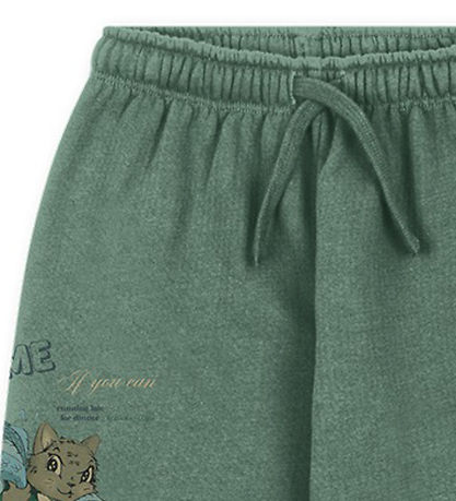 Konges Sløjd Sweatpants - Lou - Granite Green m. Print