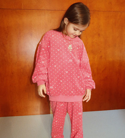 Konges Sløjd Bluse - Frotté - Itty - Cherry Berry Dot