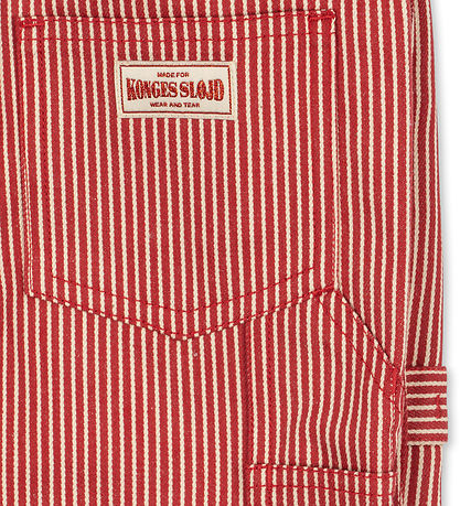 Konges Sløjd Bukser - Luc - Milk Rouge Stripe
