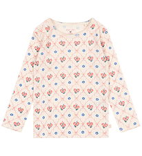 Konges Sløjd Bluse - Minnie - Fleur Decor m. Hulmønster